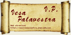 Vesa Palavestra vizit kartica